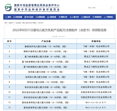 母嬰行業動態 美贊臣三款奶粉通過新國標注冊；可靠護理營收報告發布；優然牧業半年報聚焦嬰幼兒配方乳粉市場